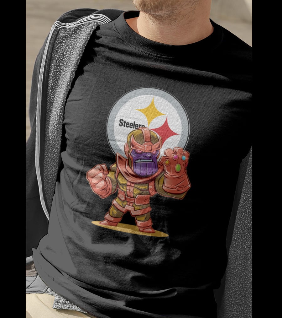Thanos Steelers Superfan Fusion T-Shirt