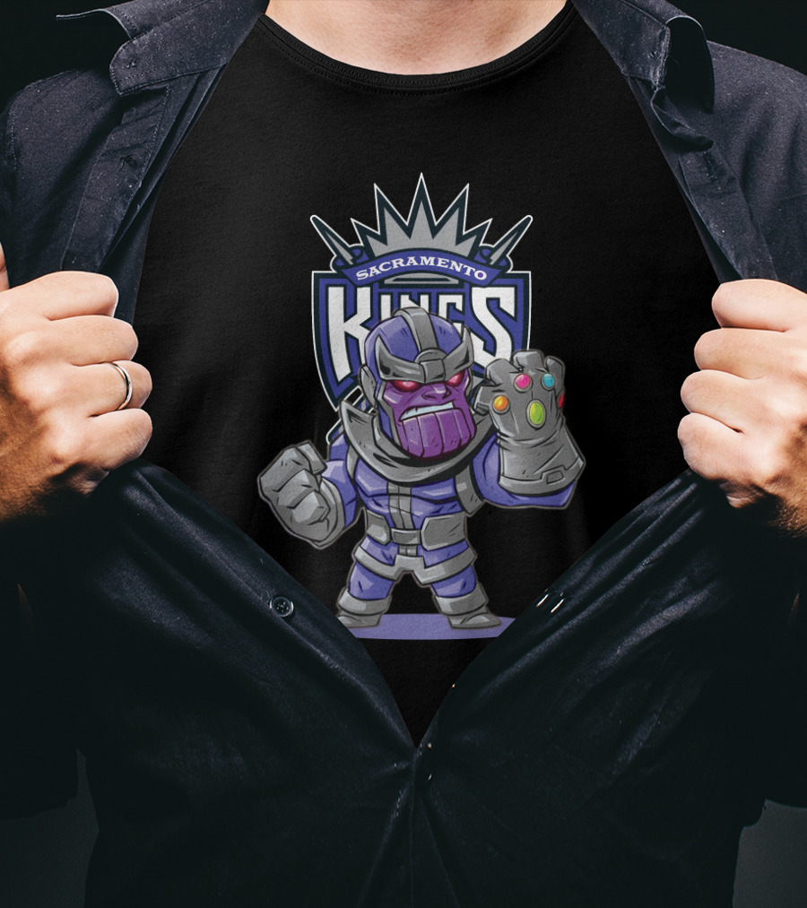 Thanos Sacramento Kings Crossover T-Shirt