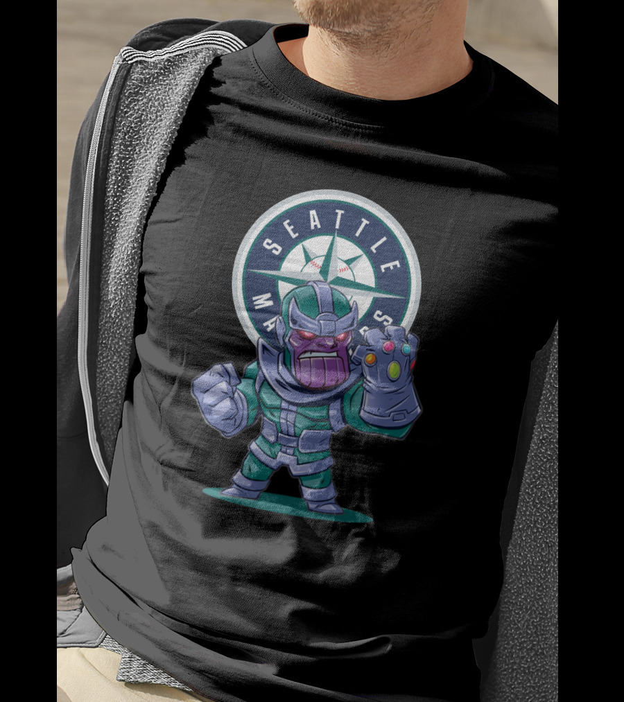Seattle Mariners Fans Meet Iconic Thanos Character Crossover T-Shirt