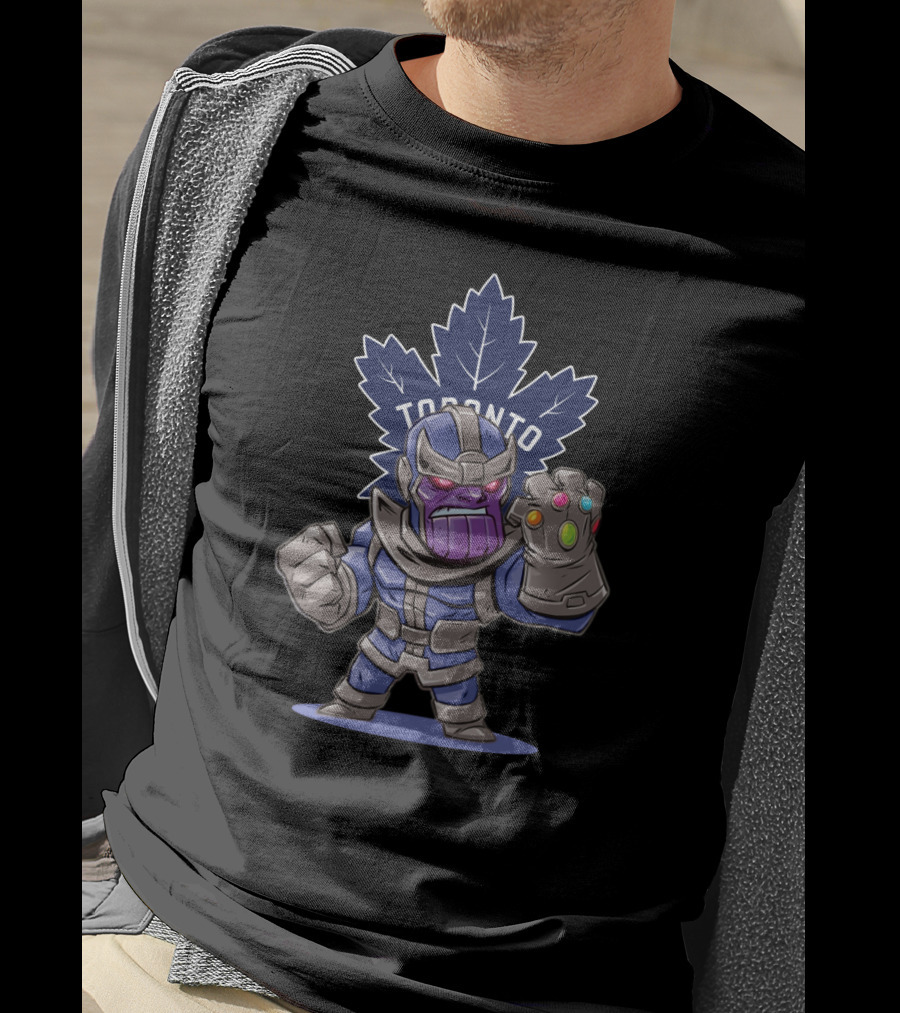 Toronto Maple Leafs Thanos Character Crossover Fan T-Shirt