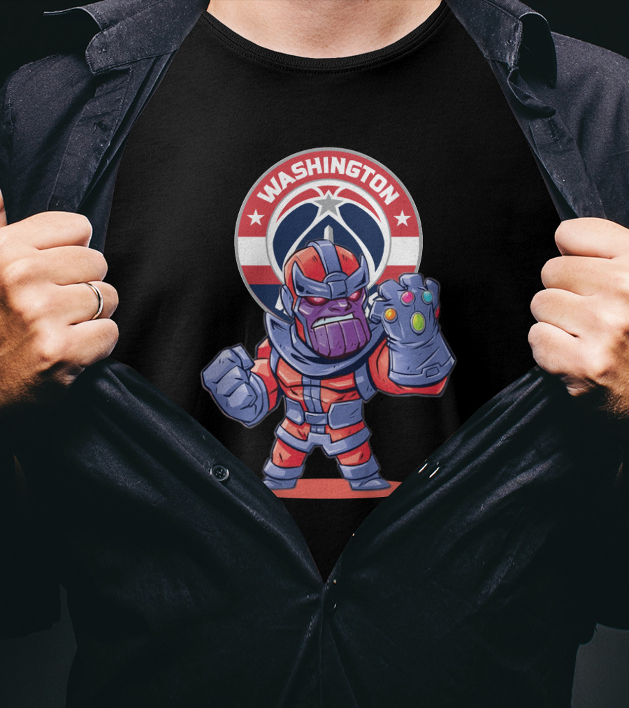 Washington Wizards Thanos Fan Crossovers T-Shirt