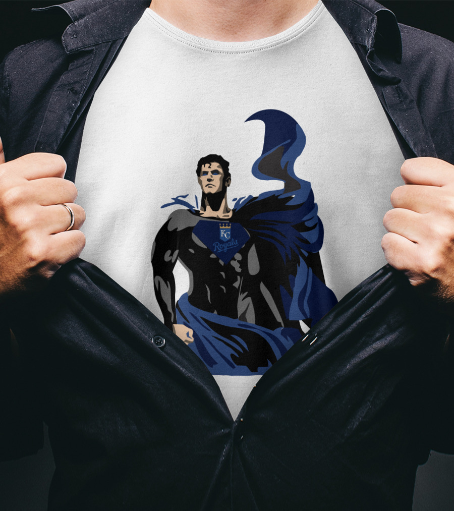 Kansas City Royals Superman Mashup T-Shirt