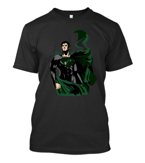 Superman Utah Jazz Emblem For Fans T-Shirt