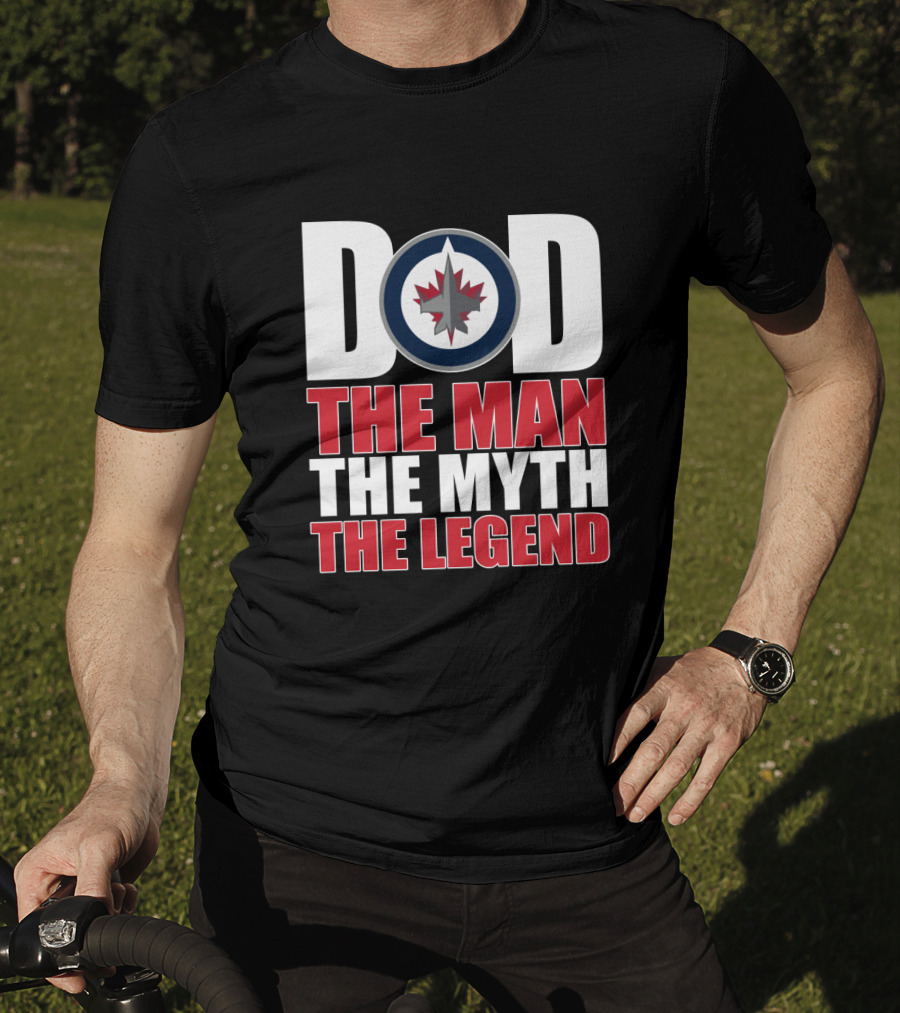 Winnipeg Jets Dad The Man The Myth The Legend T-Shirt