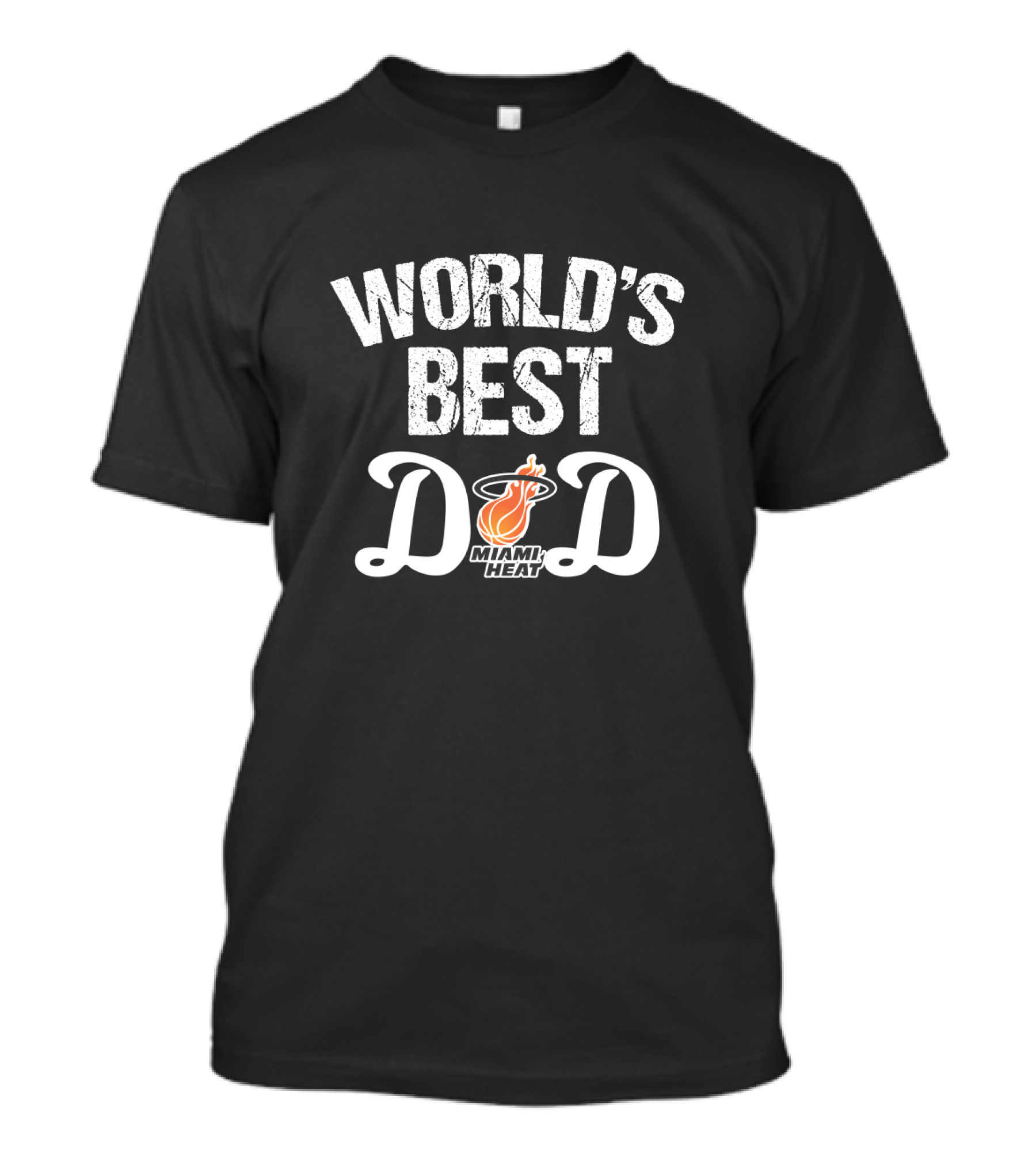 World's Best Miami Heat Dad T-Shirt