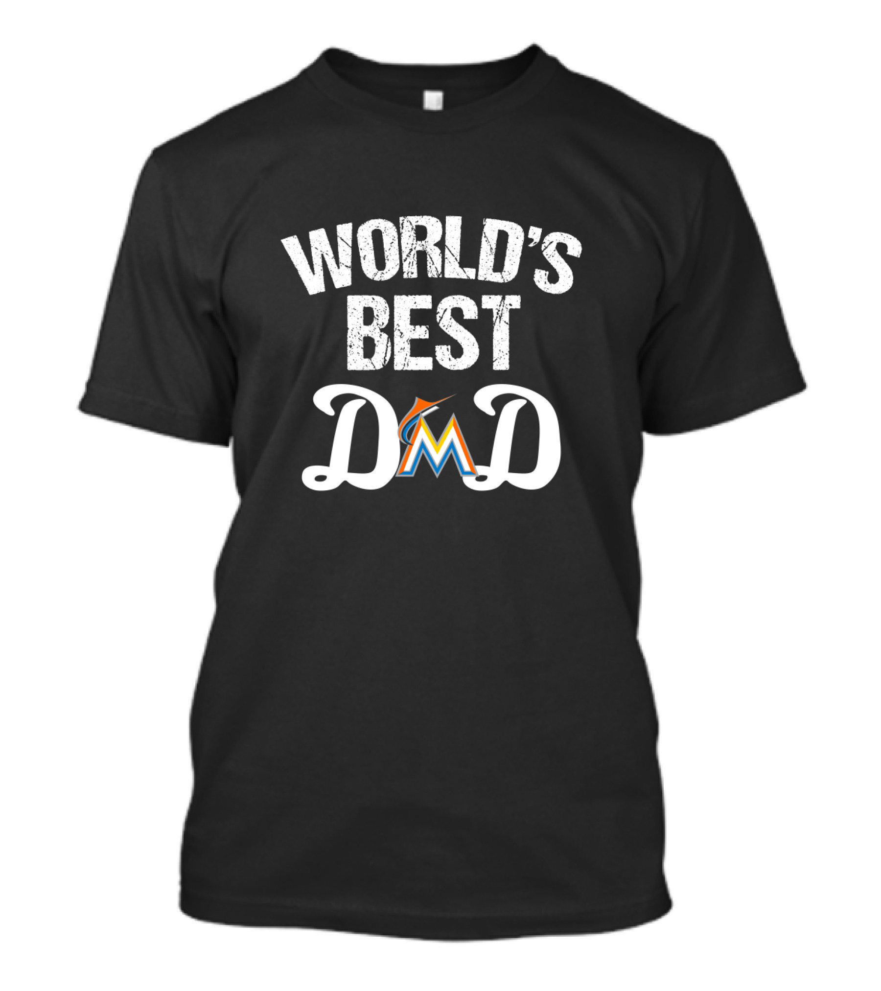 World's Best Dad Miami Marlins T-Shirt