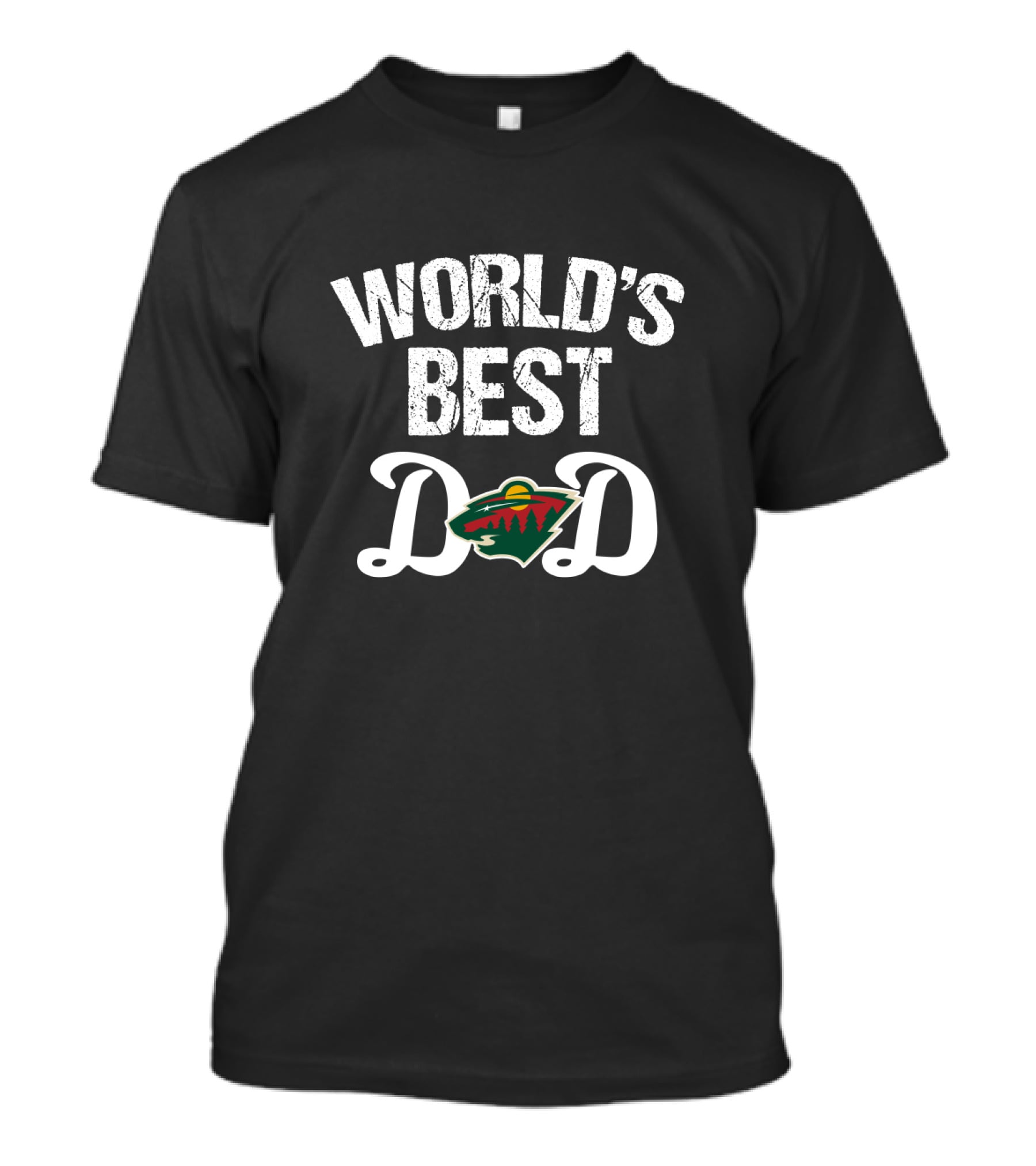 World's Best Dad Minnesota Wild T-Shirt