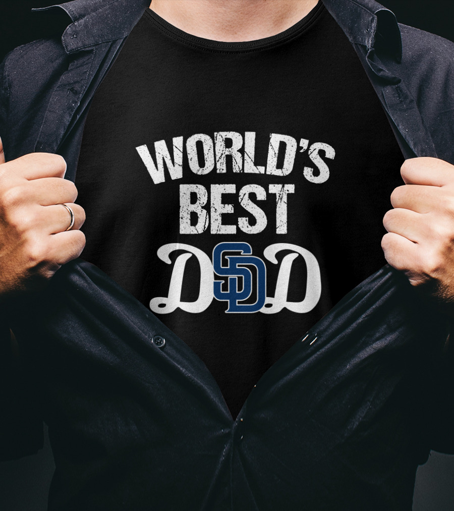 World's Best Dad San Diego Padres T-Shirt