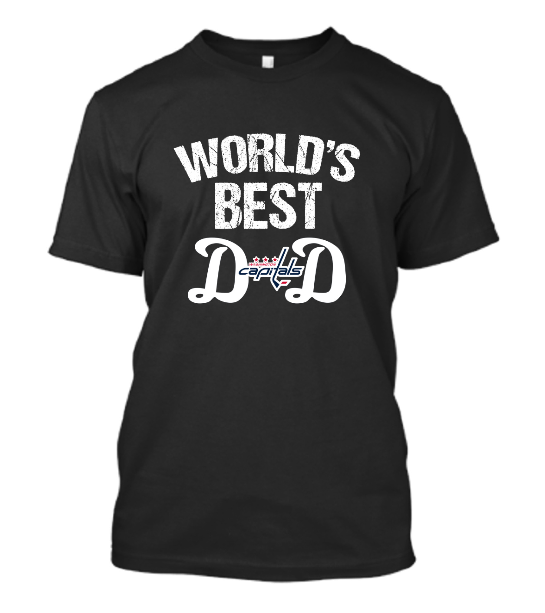 World's Best Capitals Dad Washington Capitals T-Shirt