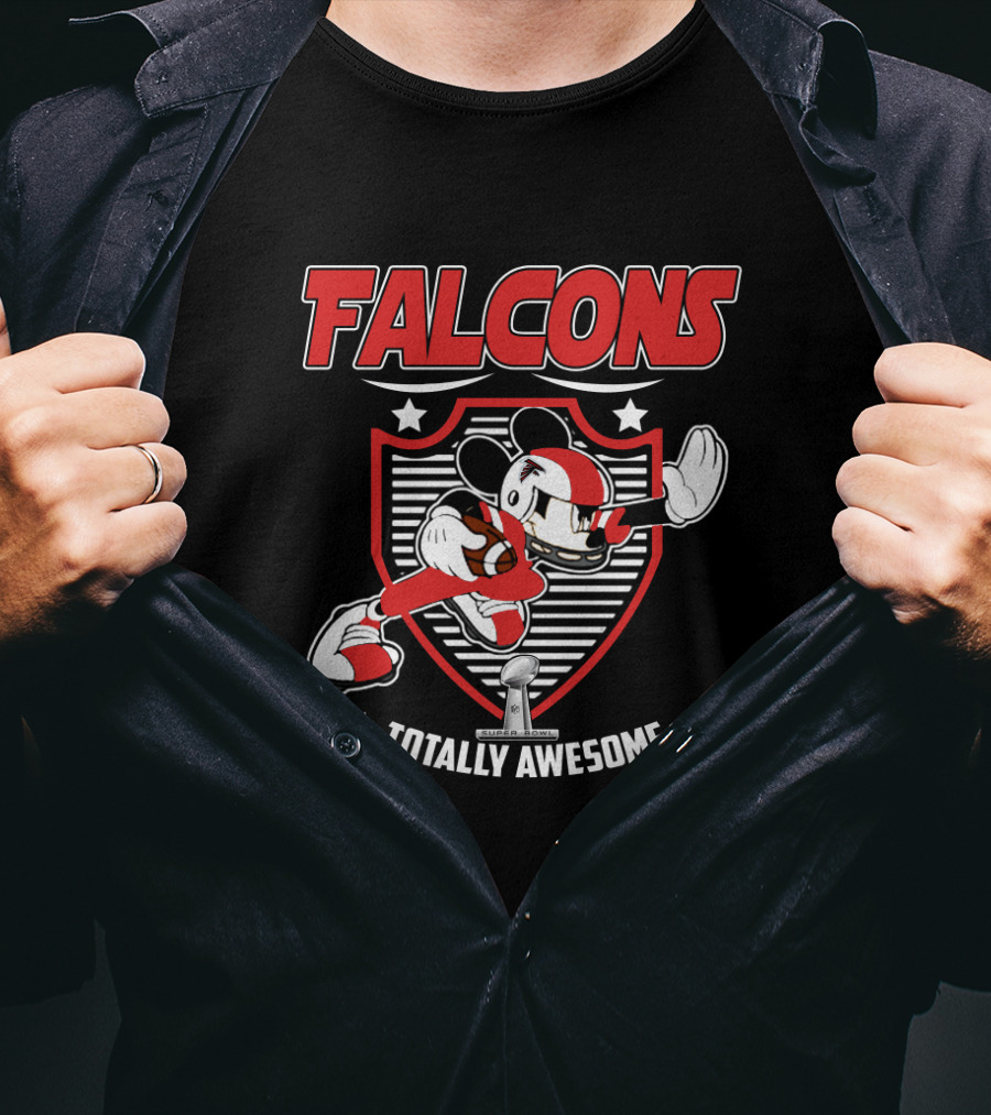 Falcons Totally Awesome Mickey Football Fan T-Shirt