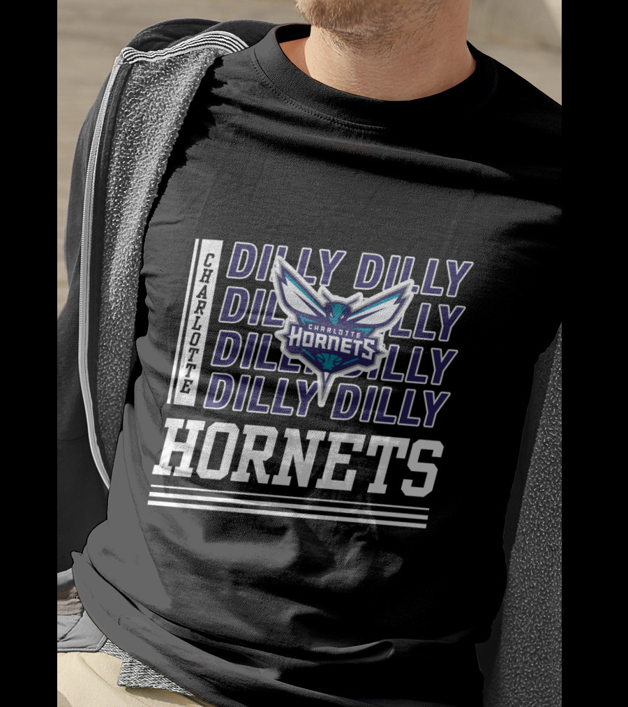 Charlotte Hornets Logo Dilly Dilly Bud Light Fan T-Shirt