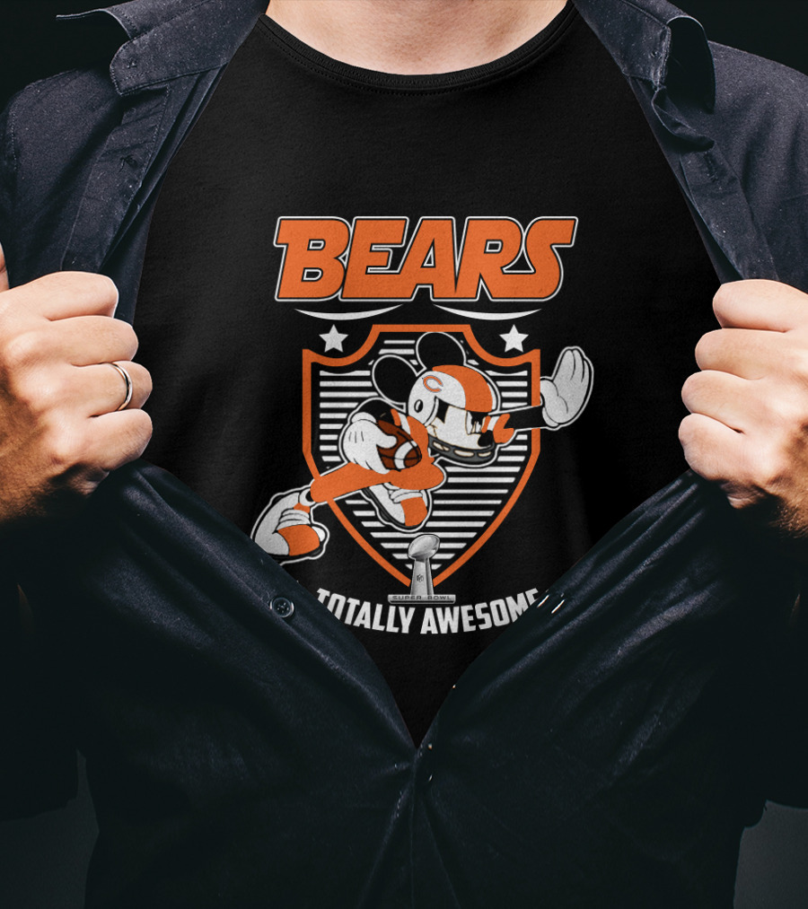 Bears Totally Awesome Chicago For Mickey Fans T-Shirt