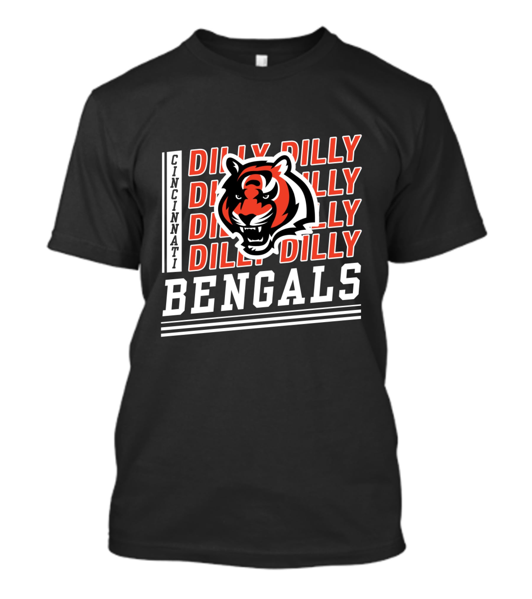 Cincinnati Bengals Dilly Dilly Tiger T-Shirt