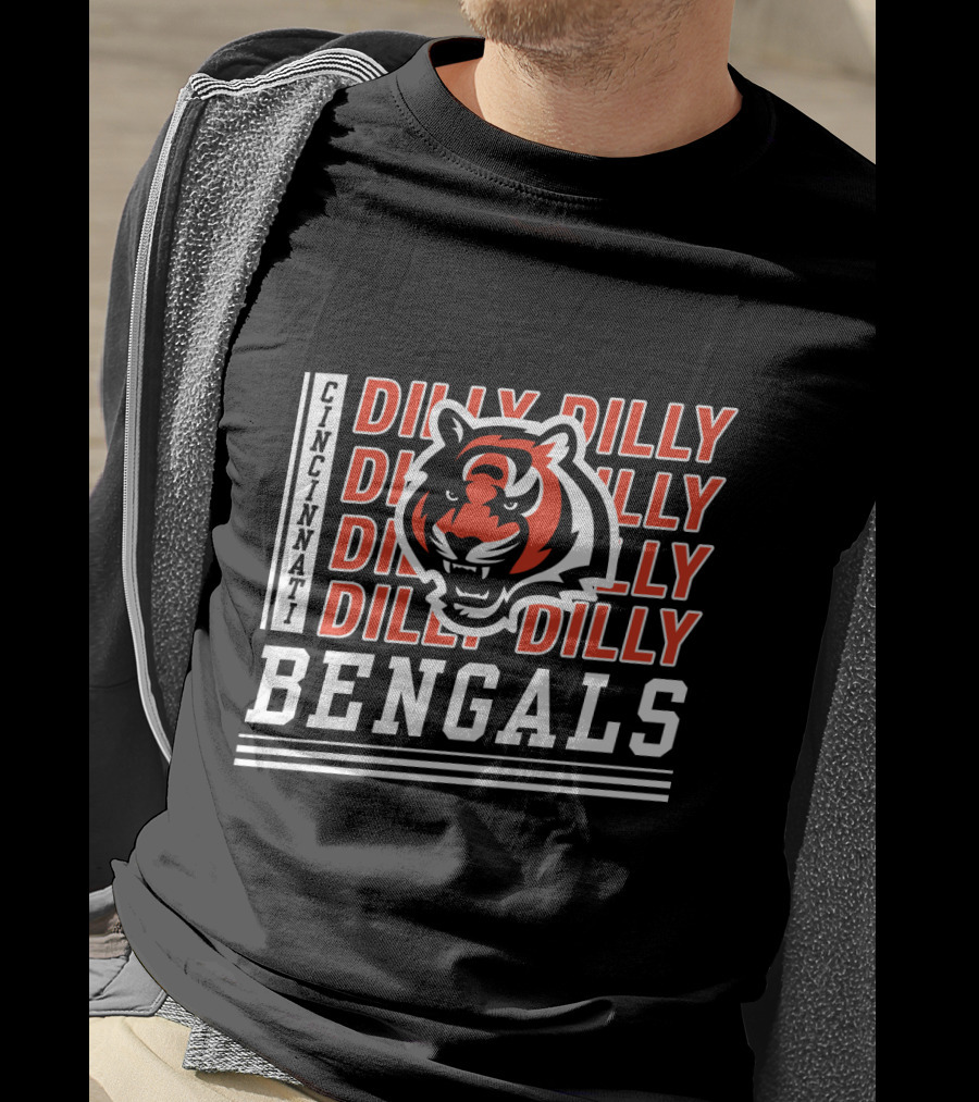 Cincinnati Bengals Dilly Dilly Tiger T-Shirt