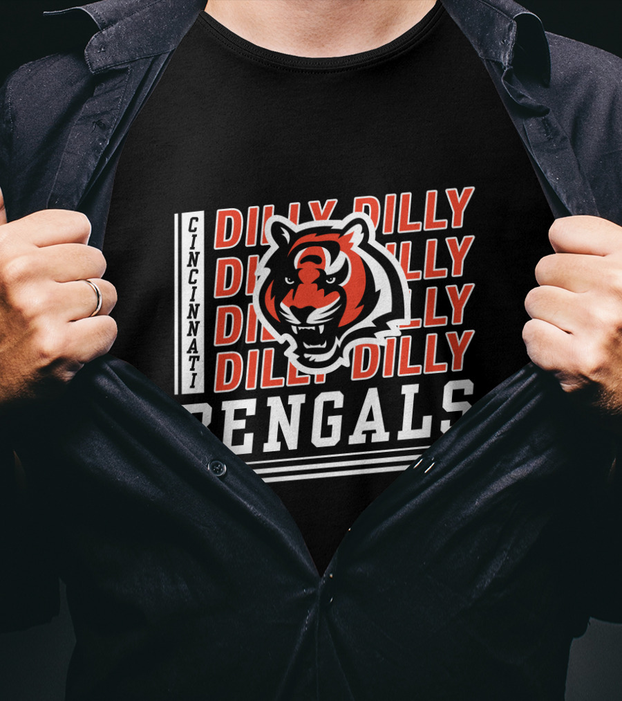 Cincinnati Bengals Dilly Dilly Tiger T-Shirt