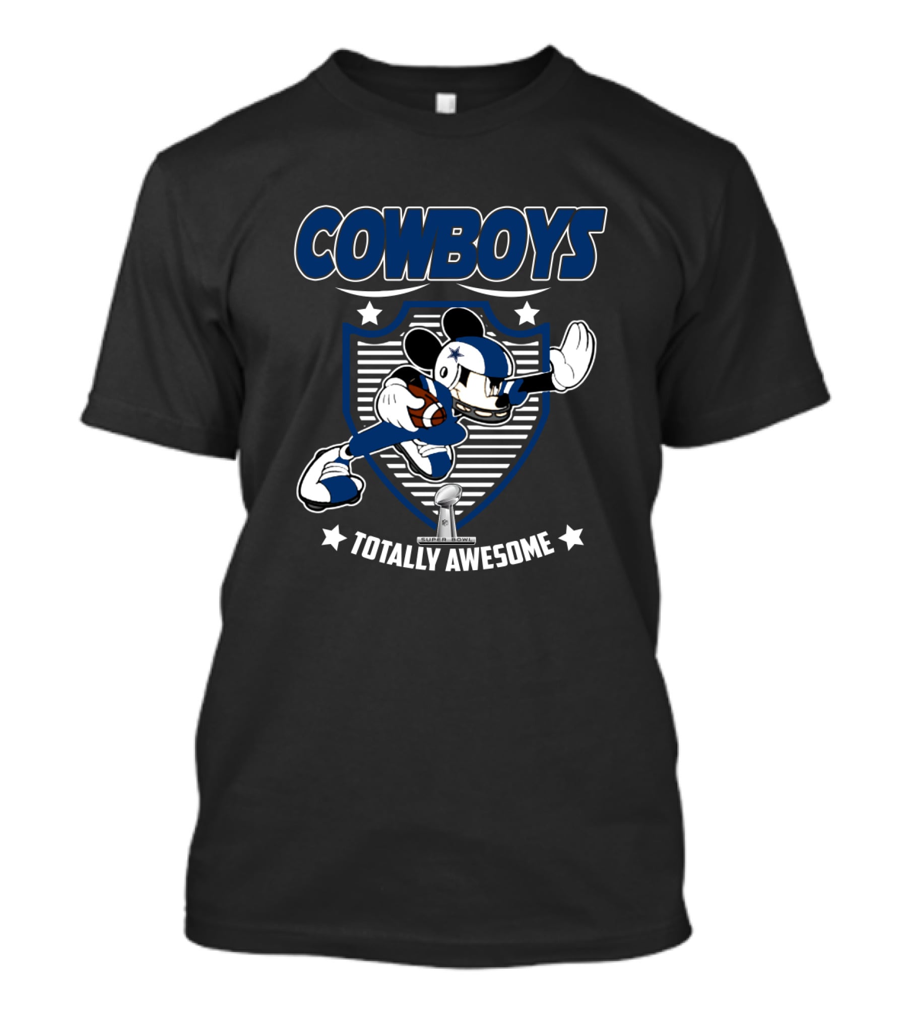 Cowboys Totally Awesome Football Mouse Star Player T-Shirt