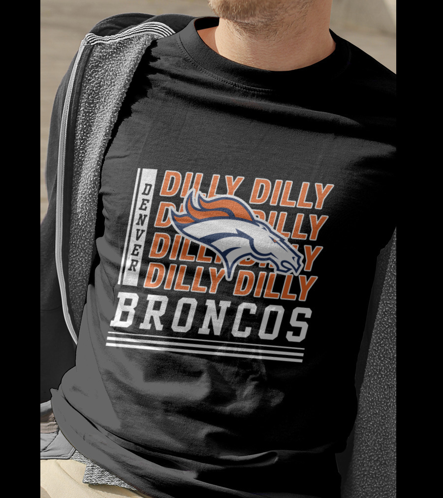Denver Broncos Dilly Dilly Broncos Bud Light Football Team T-Shirt