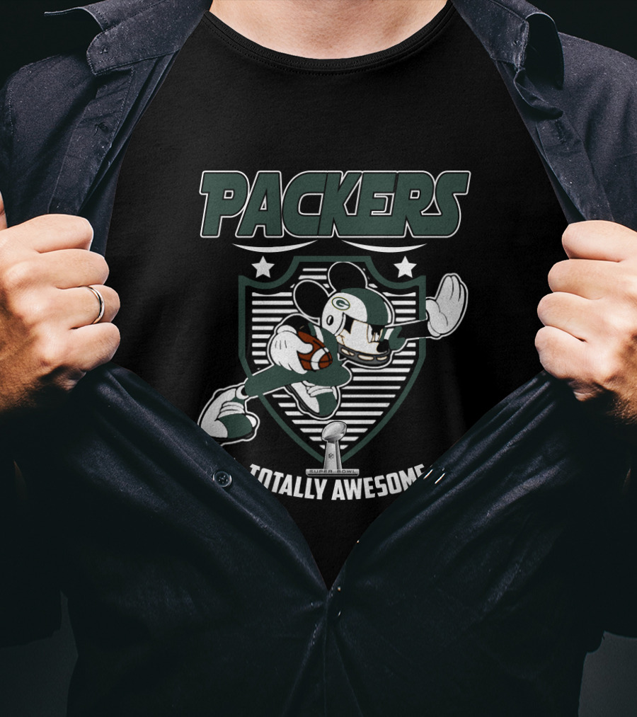 Packers Totally Awesome Football Character For Mickey Fans T-Shirt