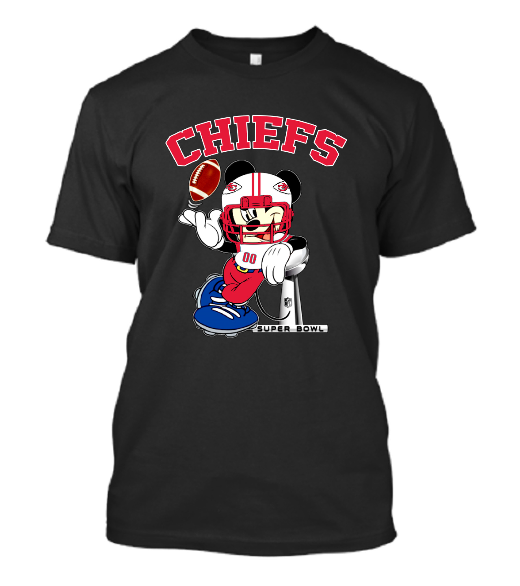 Chiefs Mickey Nfl Super Bowl Kansas City T-Shirt