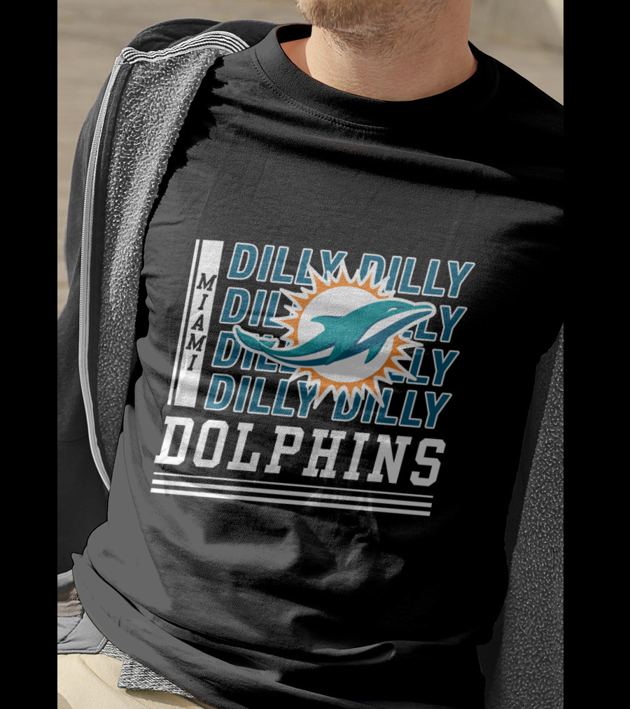 Miami Dolphins Dilly Dilly Dilly Bud Light T-Shirt