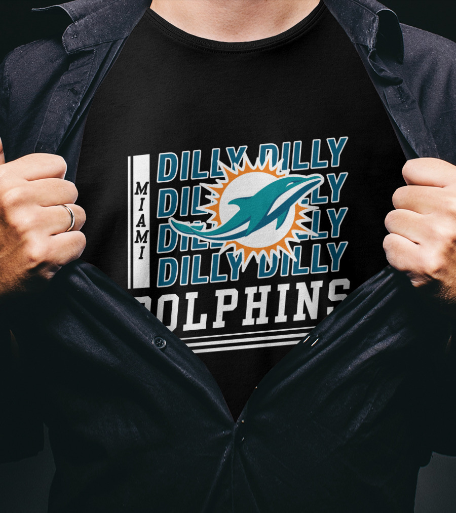 Miami Dolphins Dilly Dilly Dilly Bud Light T-Shirt