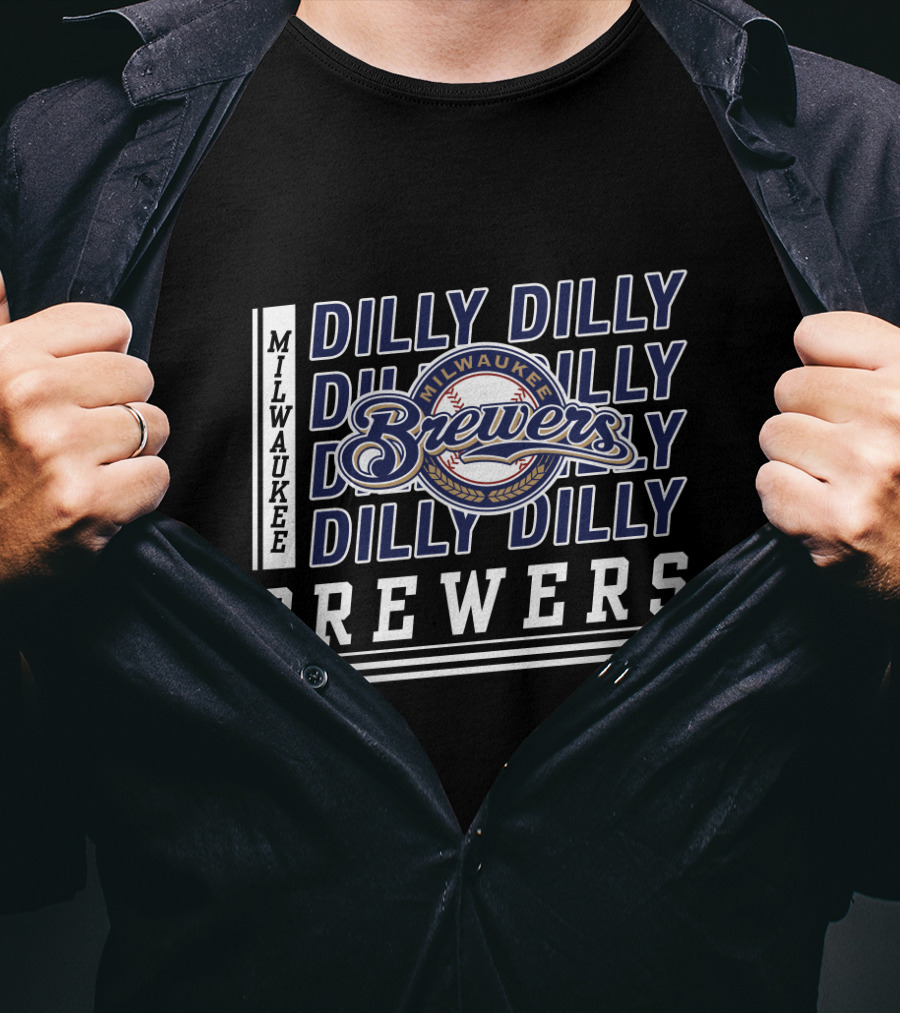 Milwaukee Brewers Dilly Dilly Baseball T-Shirt