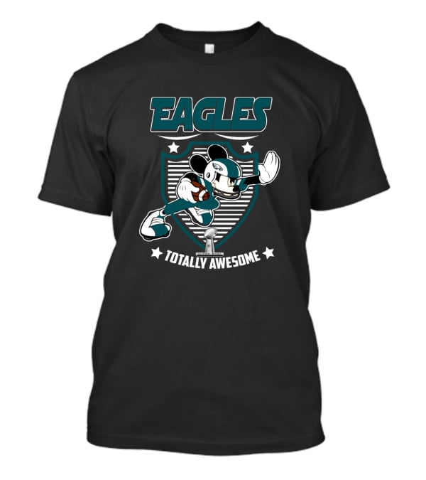 Eagles Totally Awesome Mickey Football Fan T-Shirt