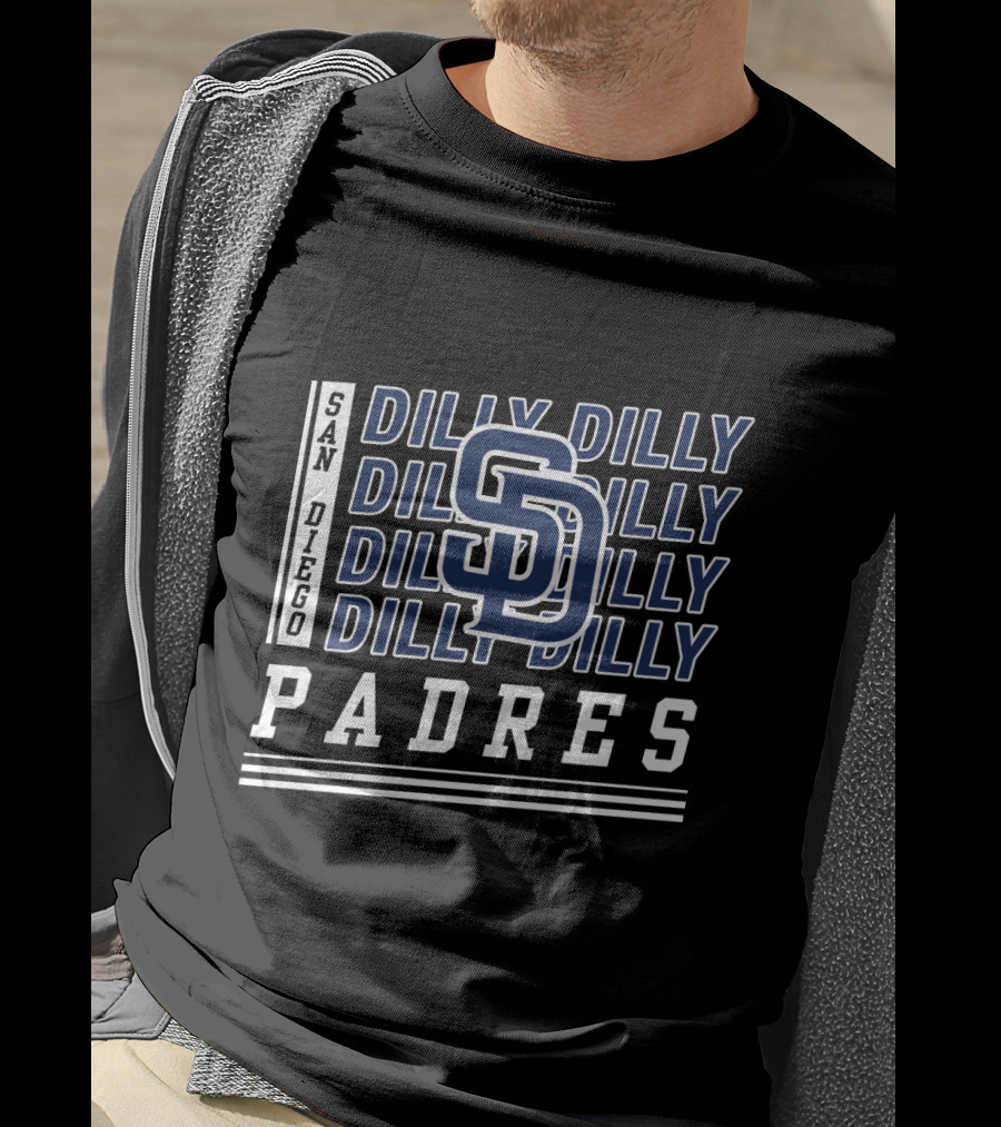 San Diego Padres Dilly Dilly SD Logo Baseball Fan T-Shirt