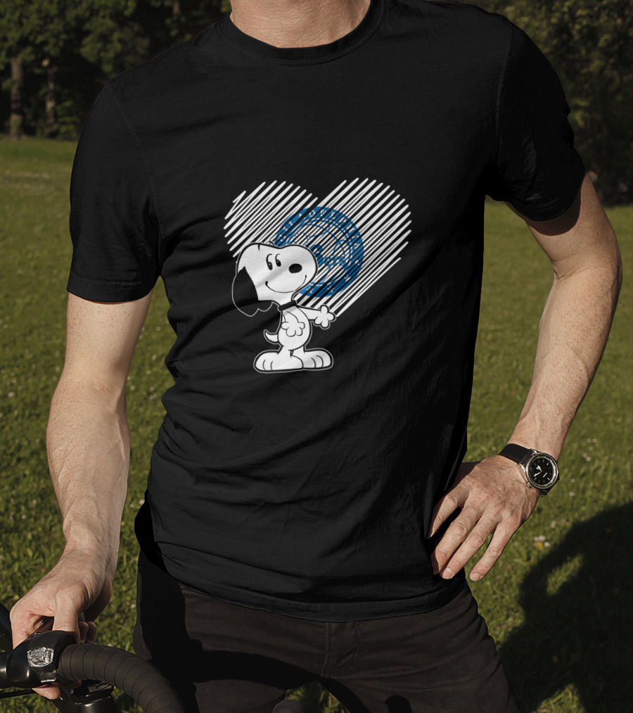 Snoopy Heart Philadelphia 76ers For Fans T-Shirt