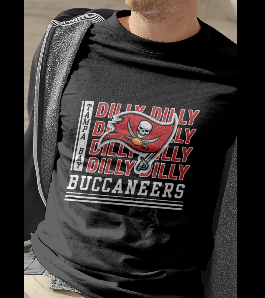 Tampa Bay Buccaneers Dilly Dilly Bud Light Football Celebration Banner T-Shirt