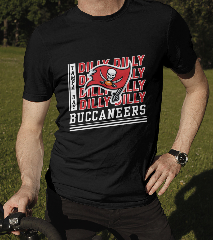 Tampa Bay Buccaneers Dilly Dilly Bud Light Football Celebration Banner T-Shirt