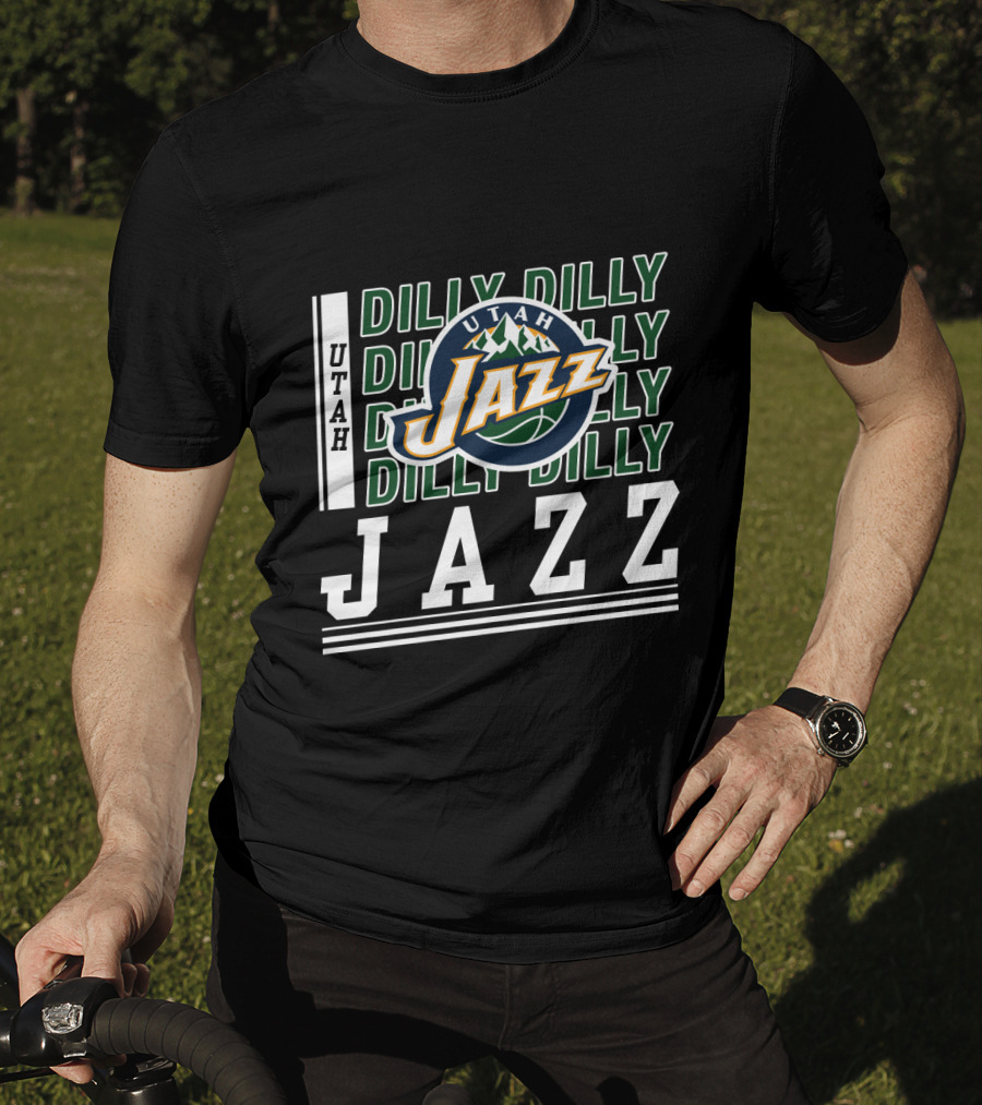 Utah Jazz Dilly Dilly Bud Light Basketball Fan T-Shirt