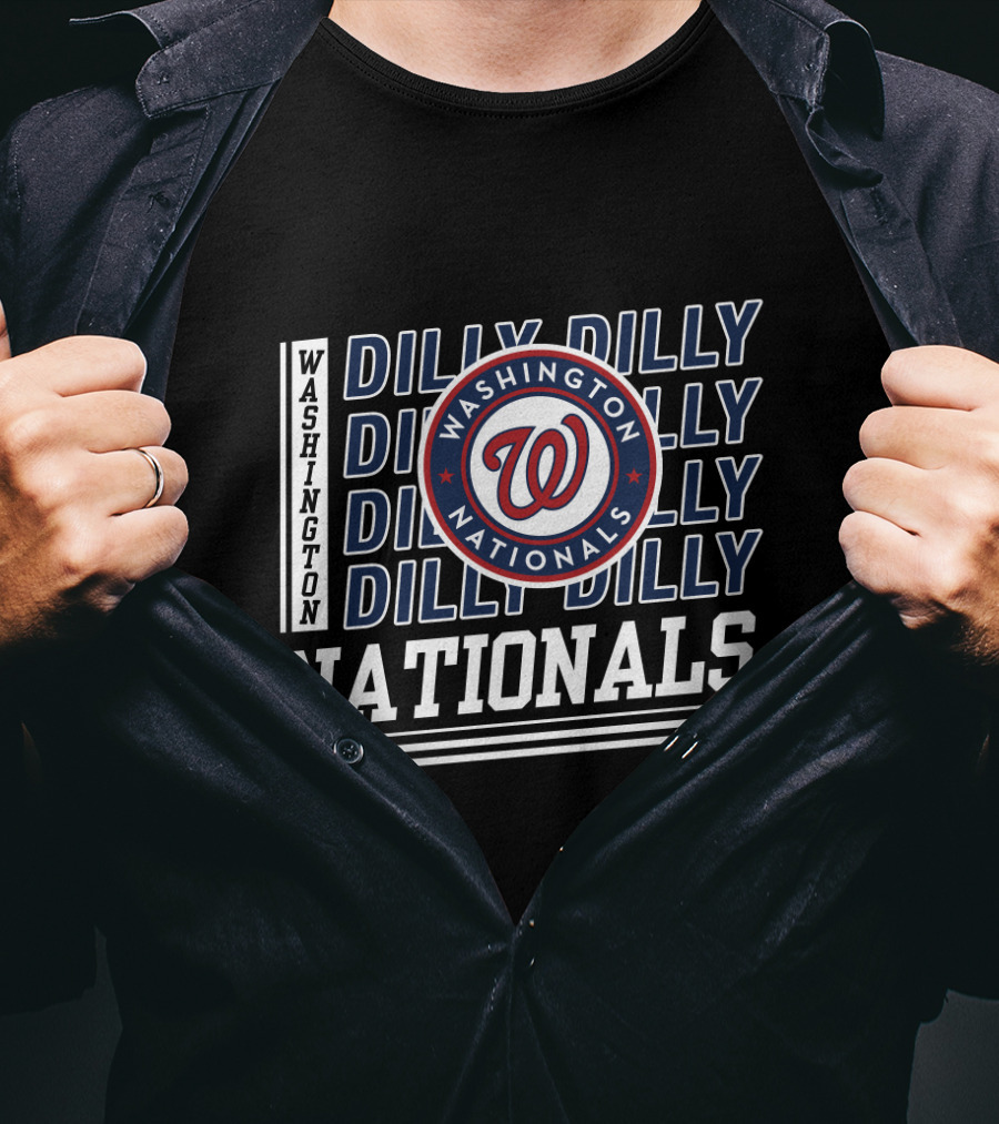 Washington Nationals Dilly Dilly Fans Logo Nationals T-Shirt