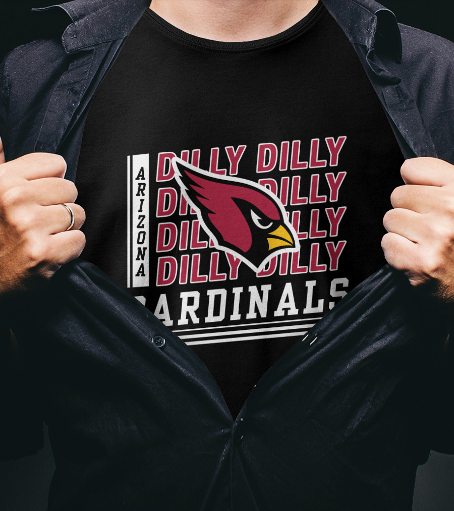 Arizona Cardinals Dilly Dilly Logo With Bud Light Collaboration T-Shirt