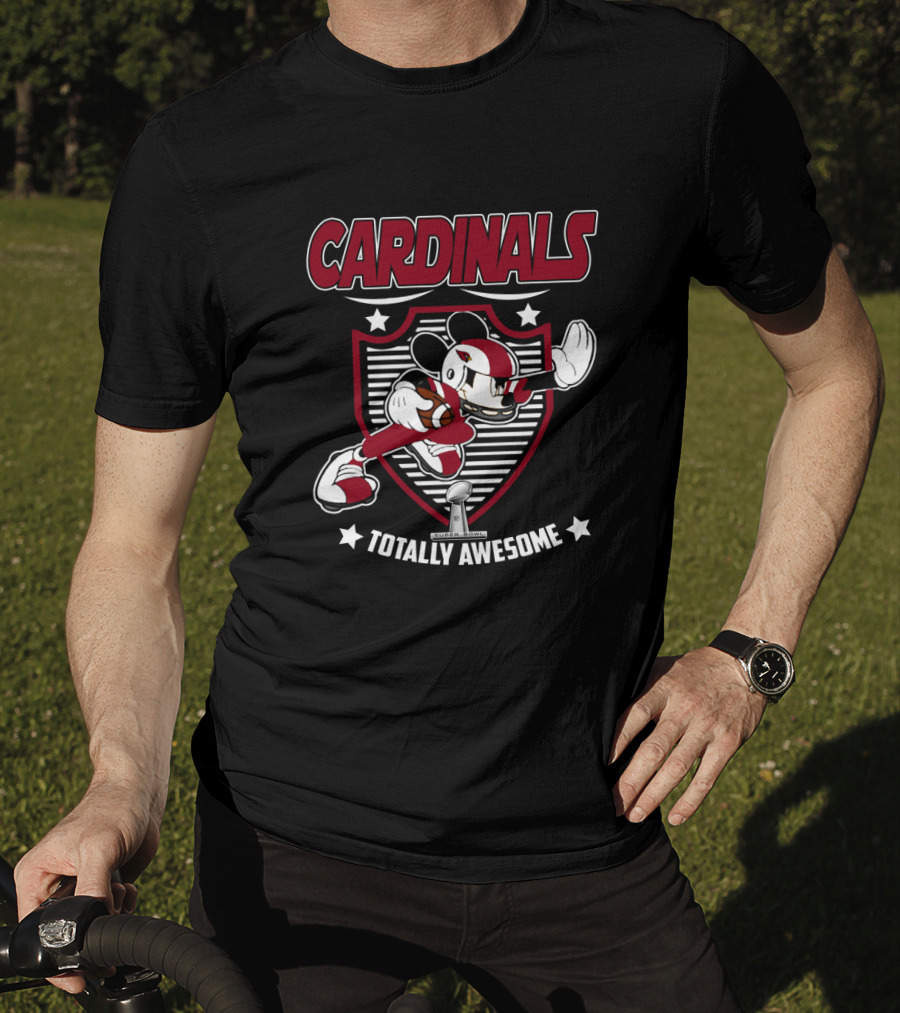 Cardinals Totally Awesome Mickey Football Stars T-Shirt