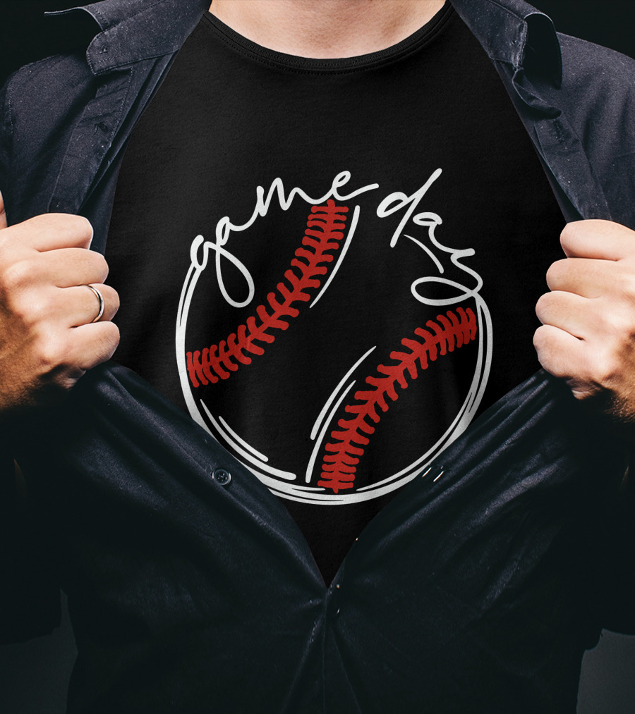Game Day Baseball Mom Best T-Shirt