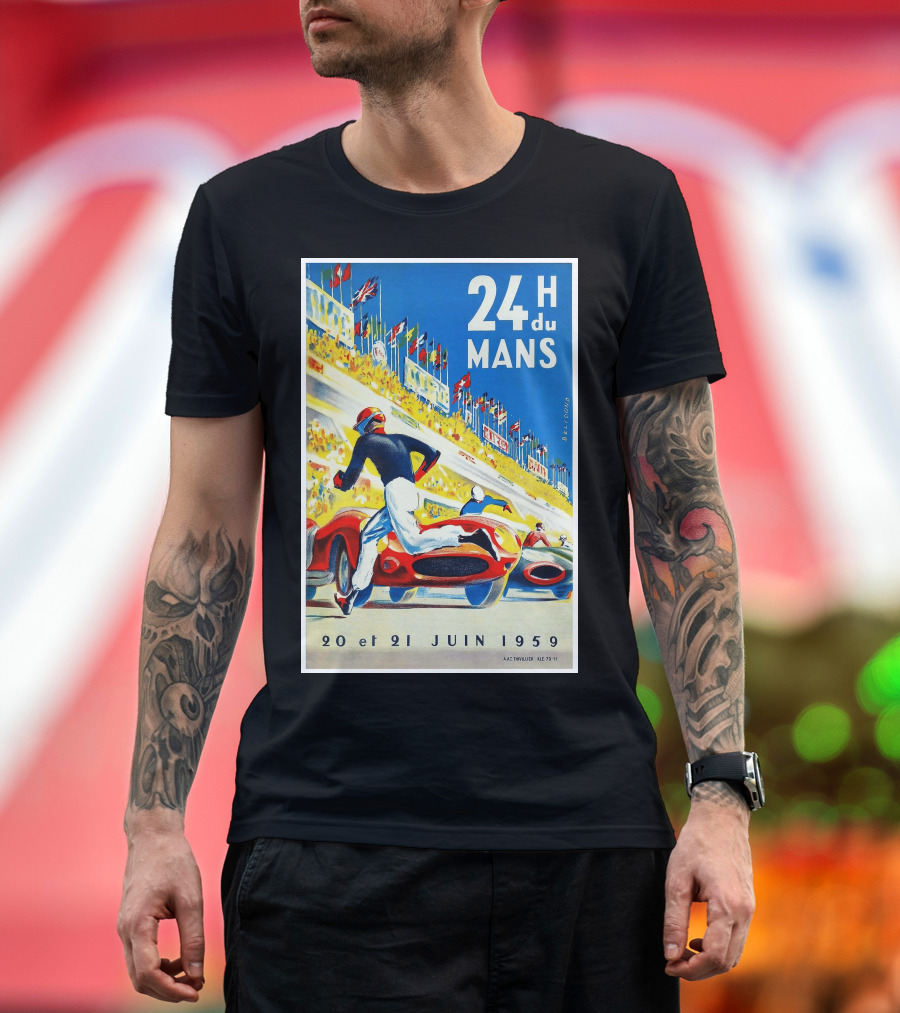 24 Heures du Mans 20 et 21 Juin 1959 Racing Event T-Shirt