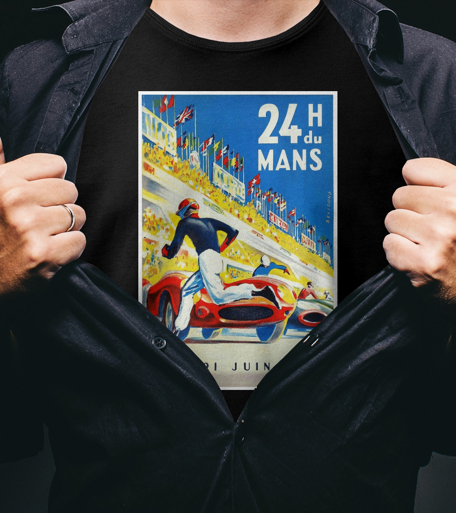 24 Heures Du Mans 20 Et 21 Juin 1959 Racing Event T-Shirt