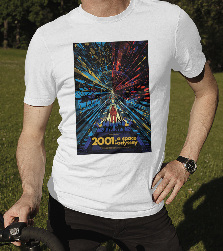 2001: A Space Odyssey Sci-Fi Psychedelic Explosion Astronaut Journey T-Shirt