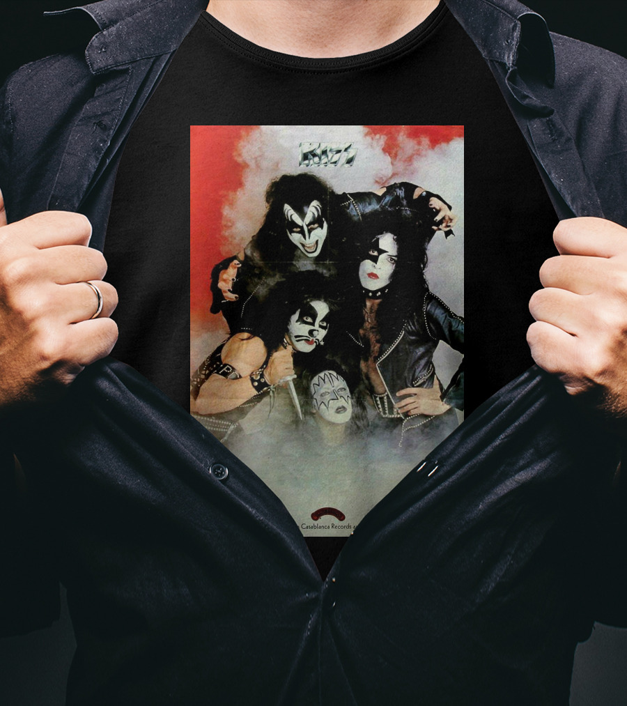 Kiss Band New On Casablanca Records And Tapes T-Shirt