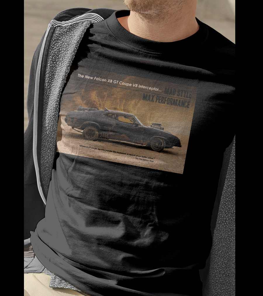 The New Falcon XB GT Coupe V8 Interceptor Mad Style Max Performance T-Shirt