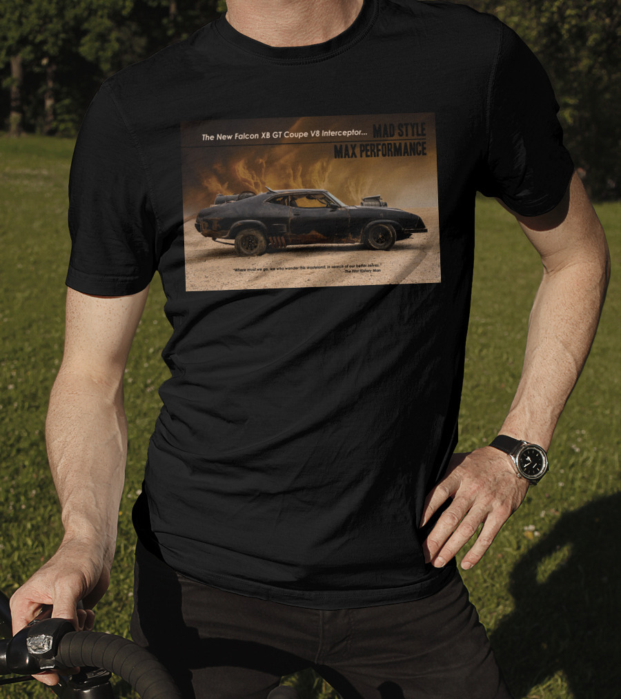 The New Falcon XB GT Coupe V8 Interceptor Mad Style Max Performance T-Shirt