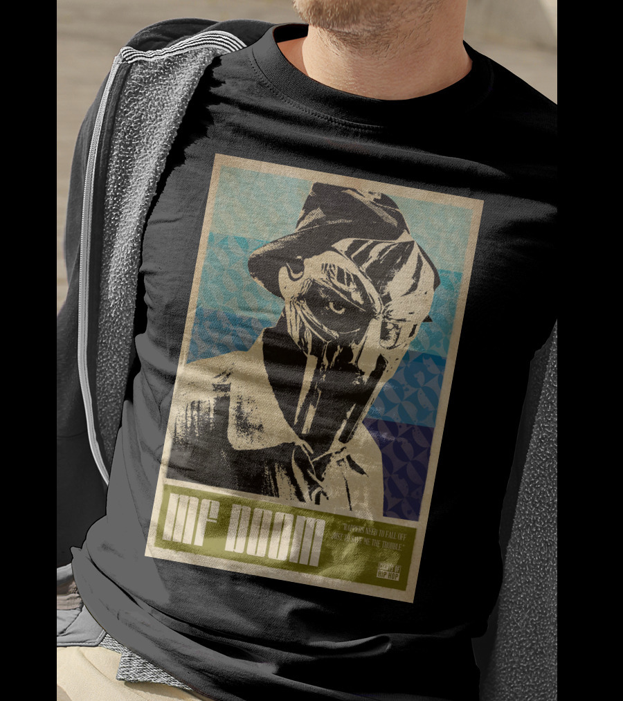 MF Doom Rappers Need To Fall Quote Design By Hip Hop T-Shirt