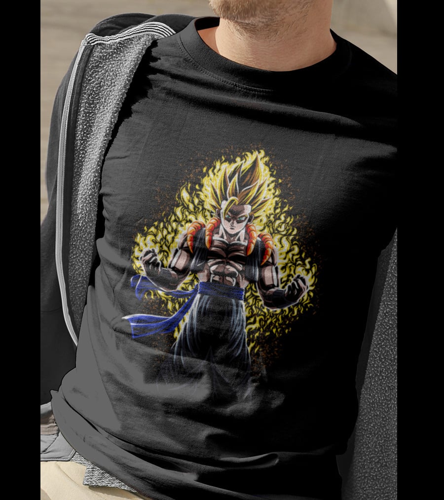 Dragon Ball Super Saiyan Fusion Power Energy Gold Aura T-Shirt