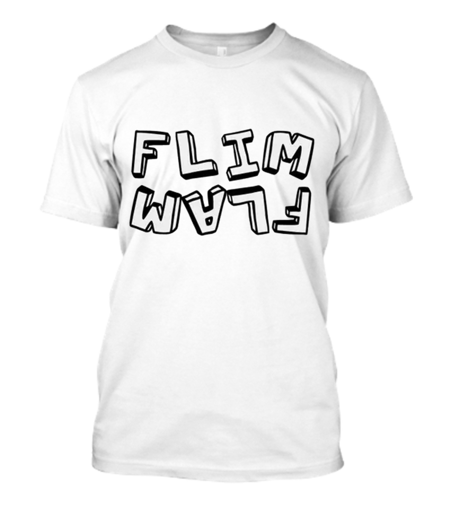 FLIM FLAM Flamingo Roblox Jester T-Shirt