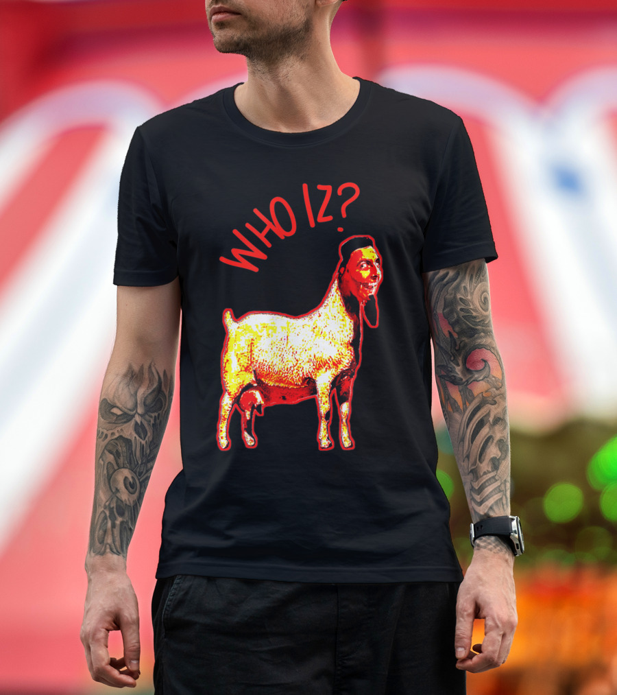 Who Iz Man Myth Legend Goat Nocap T-Shirt