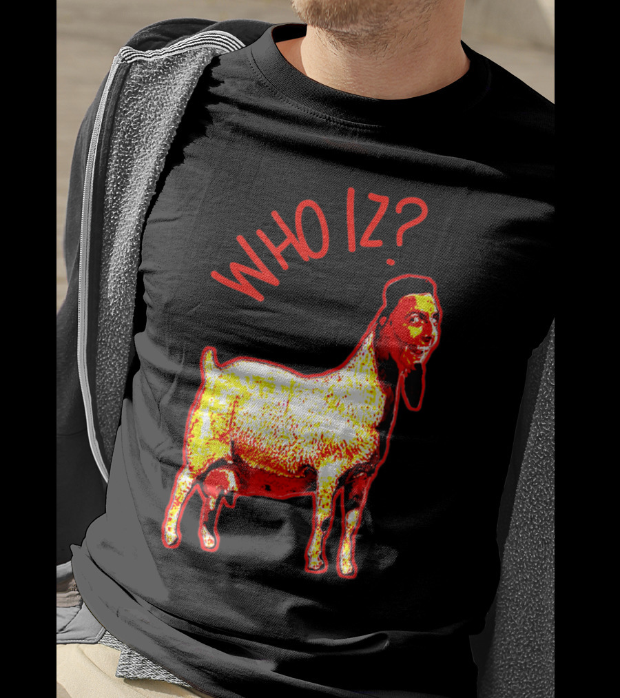 Who Iz Man Myth Legend Goat Nocap T-Shirt