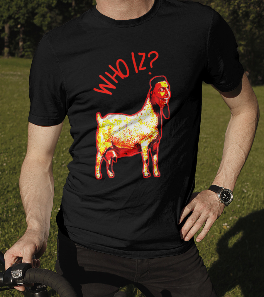 Who Iz Man Myth Legend Goat Nocap T-Shirt