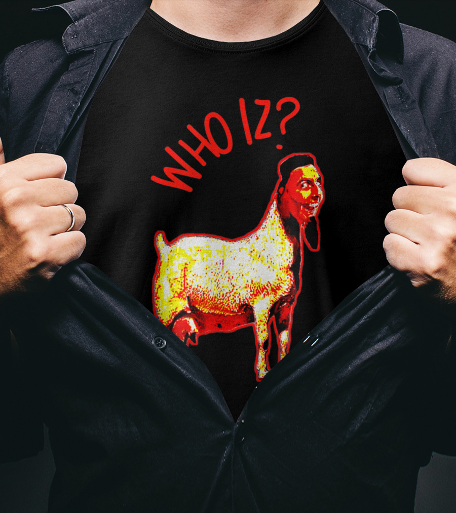 Who Iz Man Myth Legend Goat Nocap T-Shirt