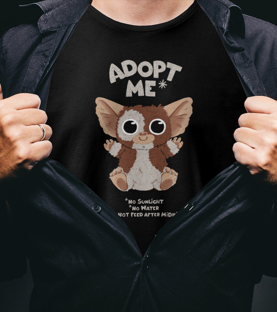Adopt Me No Sunlight No Water Do Not Feed After Midnight T-Shirt